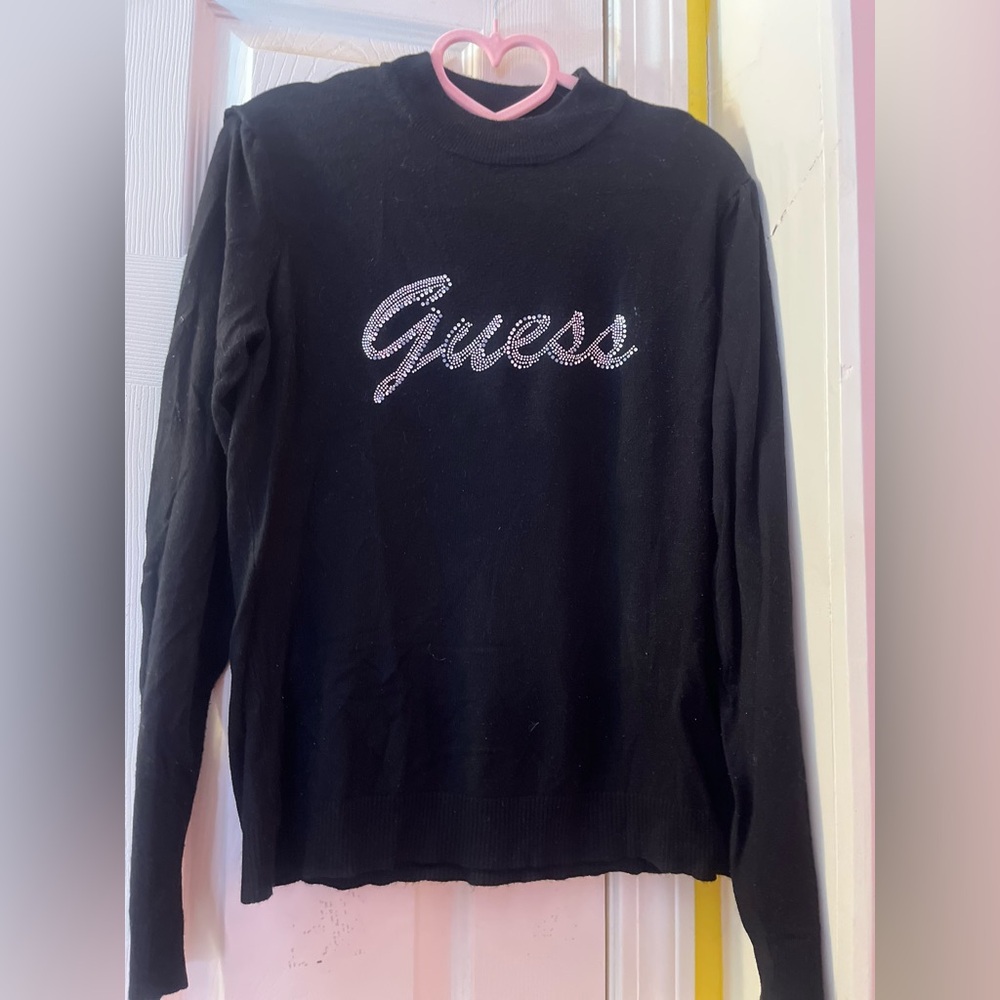 Guess Black Knit Sweater